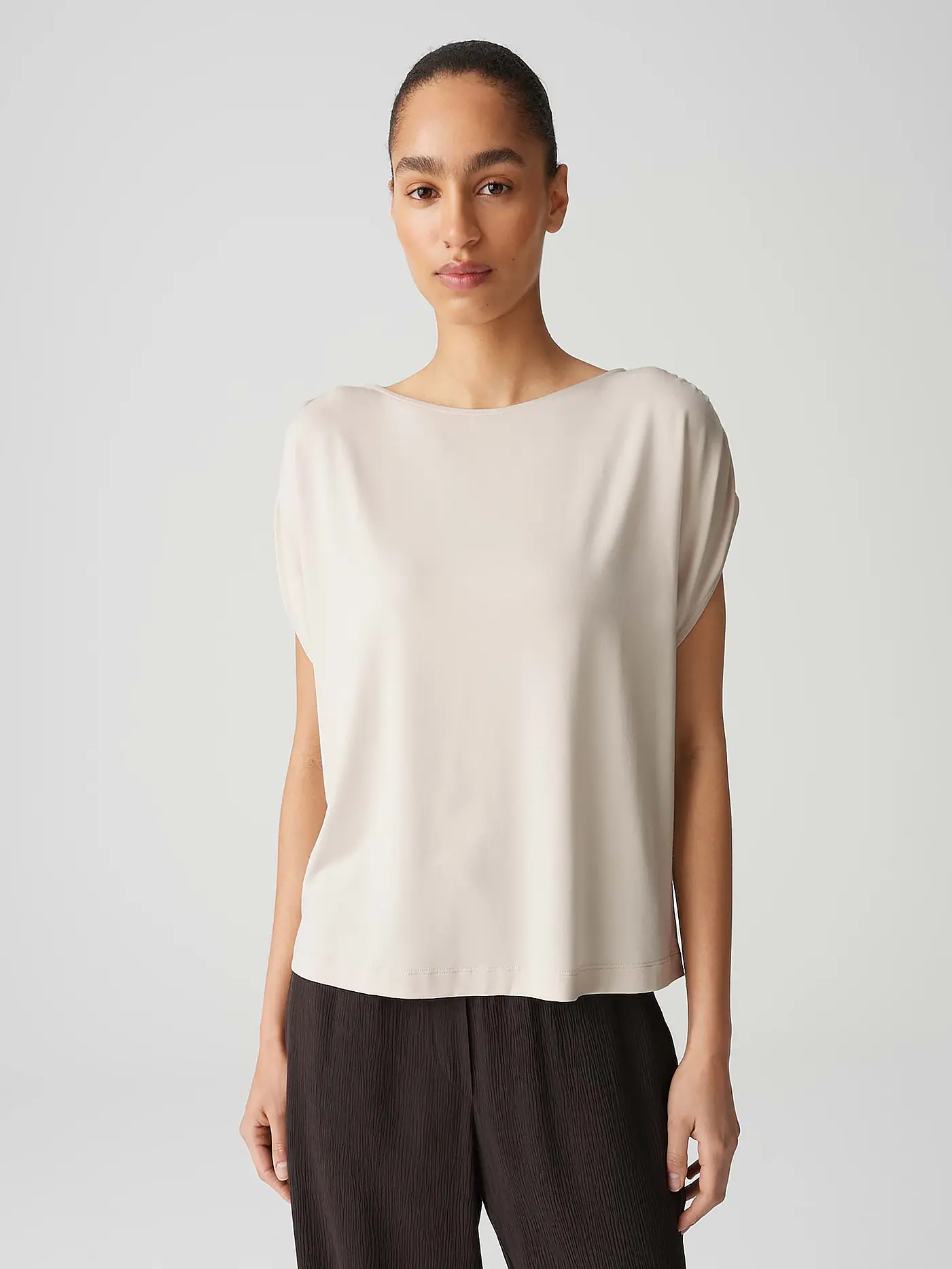 OPUS | T-Shirt SANUELA | beige